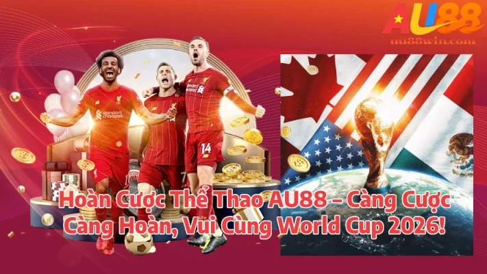 Hoàn Cược Thể Thao AU88 Càng Cược Càng Hoàn Vui Cùng World Cup 2026
