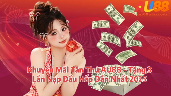 Khuyến Mãi Tân Thủ AU88 Tặng 3 Lần Nạp Đầu Hấp Dẫn Nhất 2025