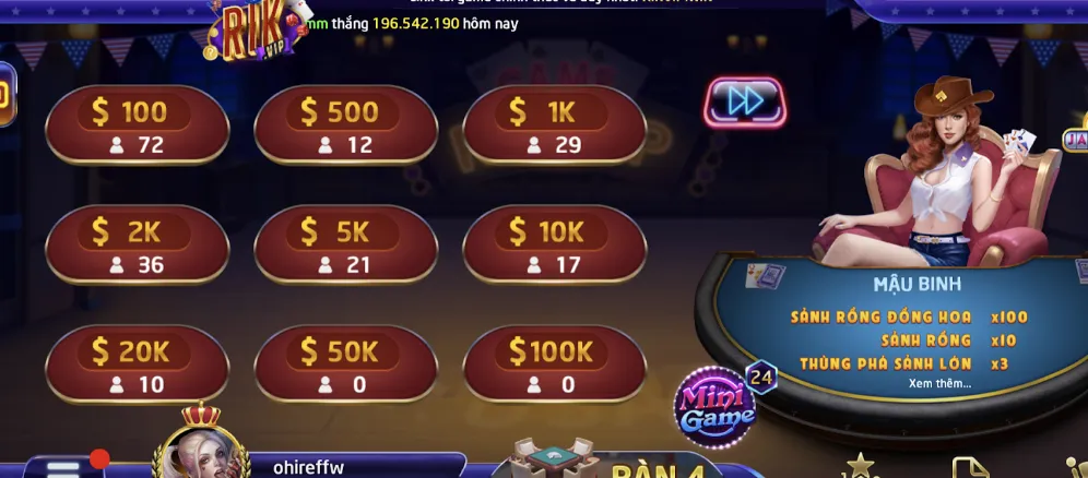 Kinh nghiệm bách chiến bách thắng game bài Mậu Binh