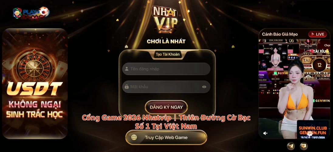 Cổng Game 2026 Nhatvip | Thiên Đường Cờ Bạc Số 1 Tại Việt Nam
